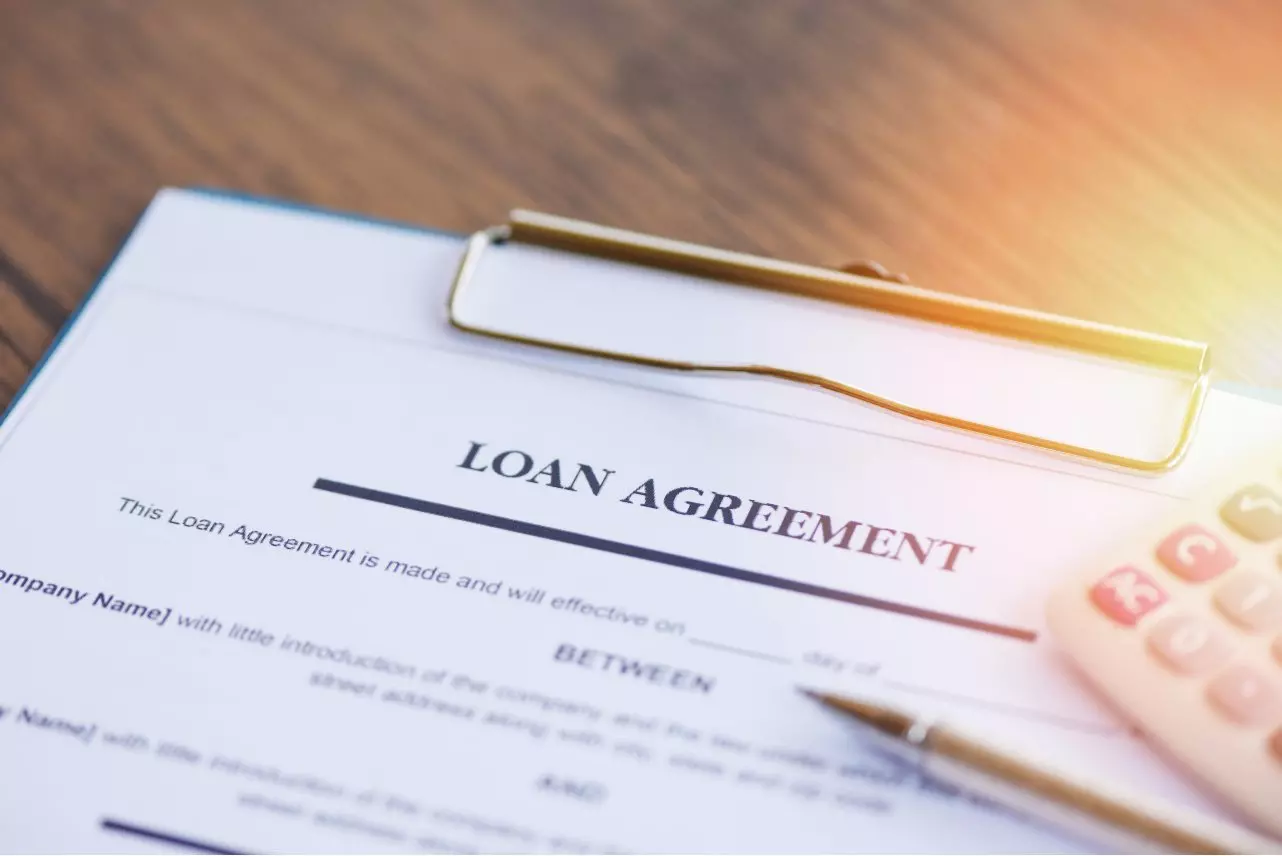 Loan agreement paperwork