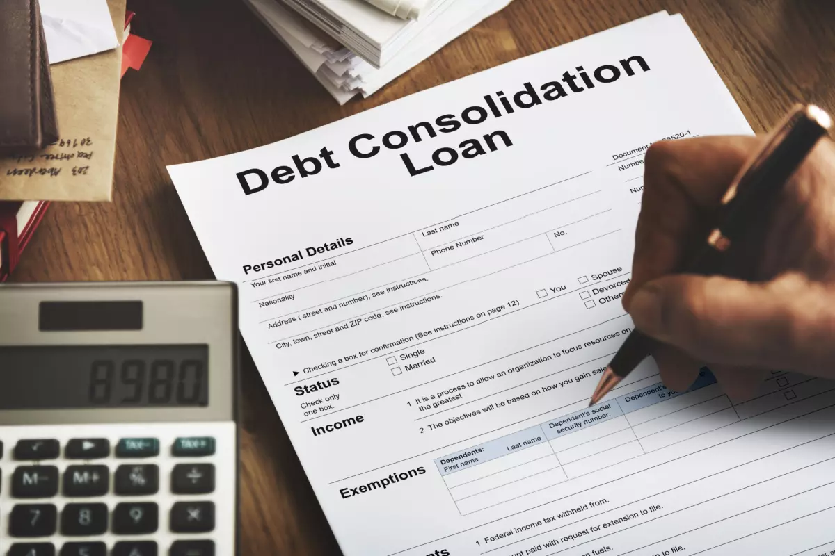 Debt consolidation loan application