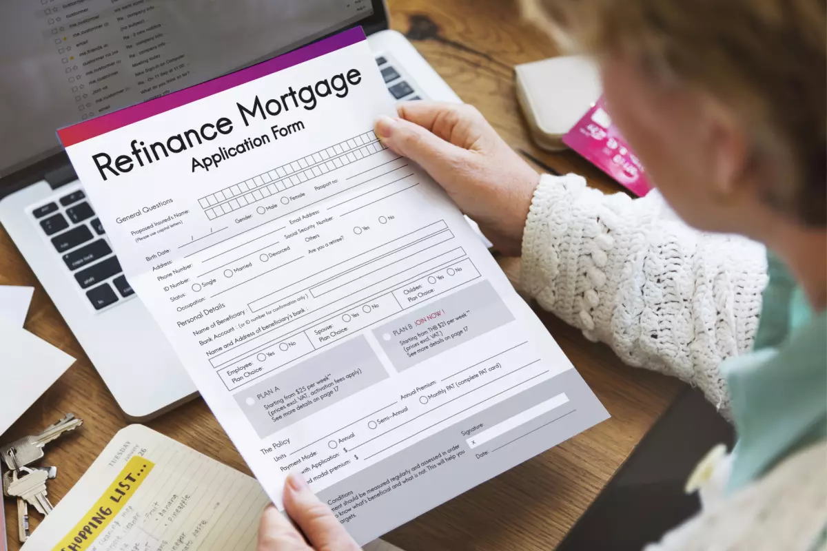 Mortgage refinancing paperwork